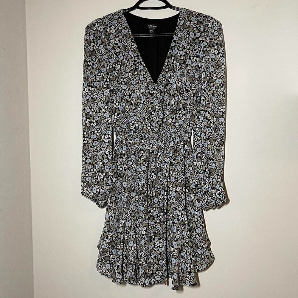Forever New Jasmine Floral Skater Mini Dress size US 0 - Picture 6 of 10